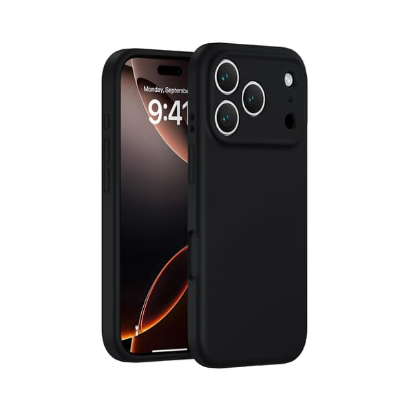 iPhone 17 Pro Case - Matte Black with Camera Protection - Durable and Stylish Protection Black