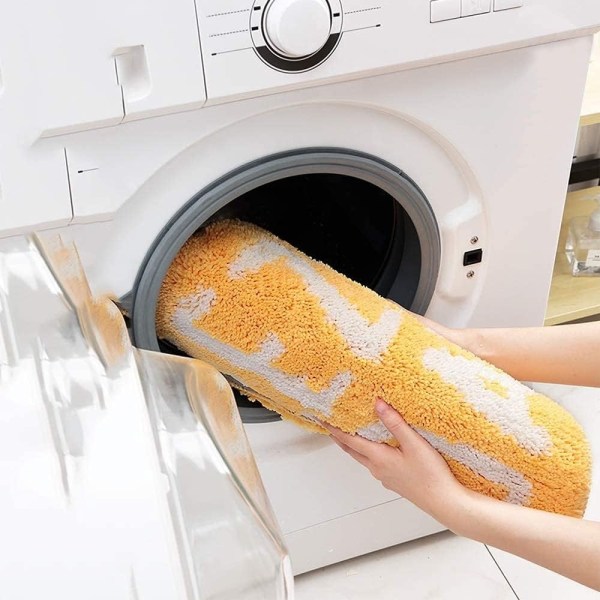 Citronformad badrumsmatta, halkfri badrumsmatta, söt tecknad badrumsmatta, barnens badrumsdekor, halkfri matta