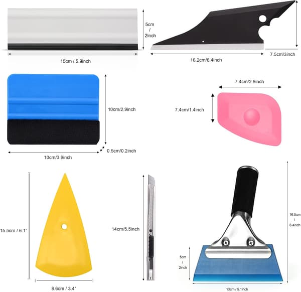 Vinyl Window Film for Car, Car Wrap Installation Kit