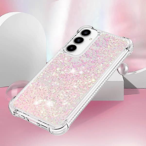 Til Samsung Galaxy A56 5G TPU-deksel Glitter Kvikkleire Støtsikkert Telefondeksel