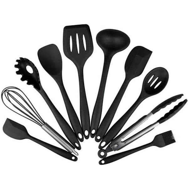 Silikonköksredskap Set, BPA-fria Silikonköksredskap Set, Diskmaskinssäker, Non-Stick