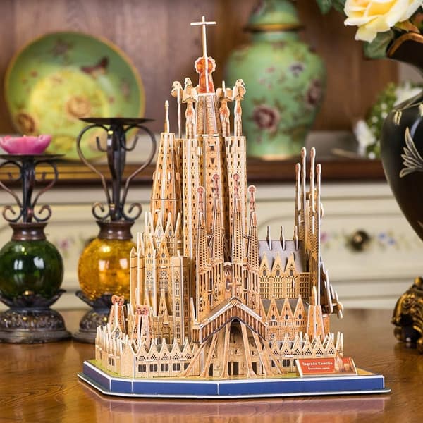 National Geographic 3D-pusselarkitekturmodell