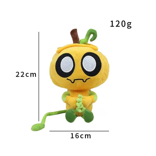 Dandy's World Pumpkin Plush Toy – Soft Gift for Kids & Teens pumpkin Individually compressed packaging