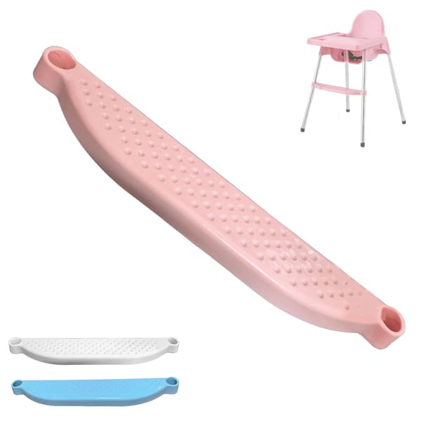 Justerbart Fotstöd för Barnstol - Passar IKEA Antilop Rosa pink