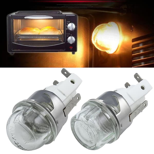 Ovnslampe Keramisk Base 25W Rund for Hode/Flat for Hode Herdet Glass Spenning 25W flat angle