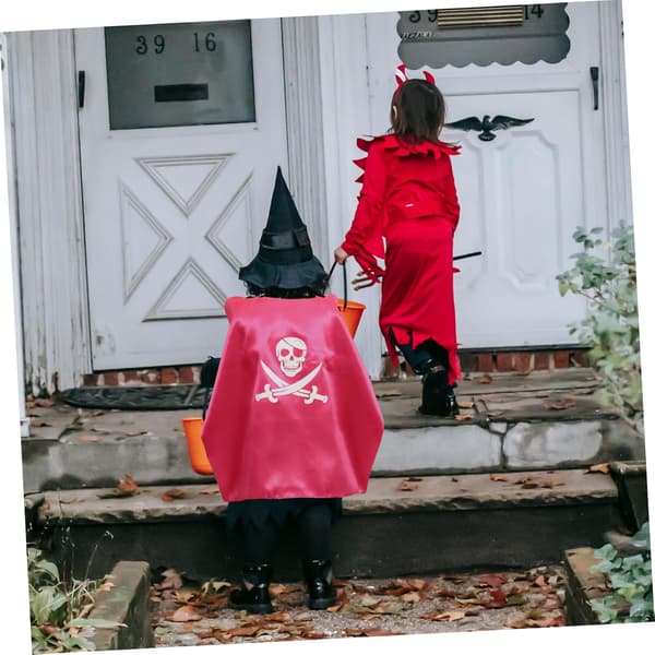 Pirat Cosplay-kappe for Halloween gutter og jenter, lett stoffmateriale lett å oppbevare