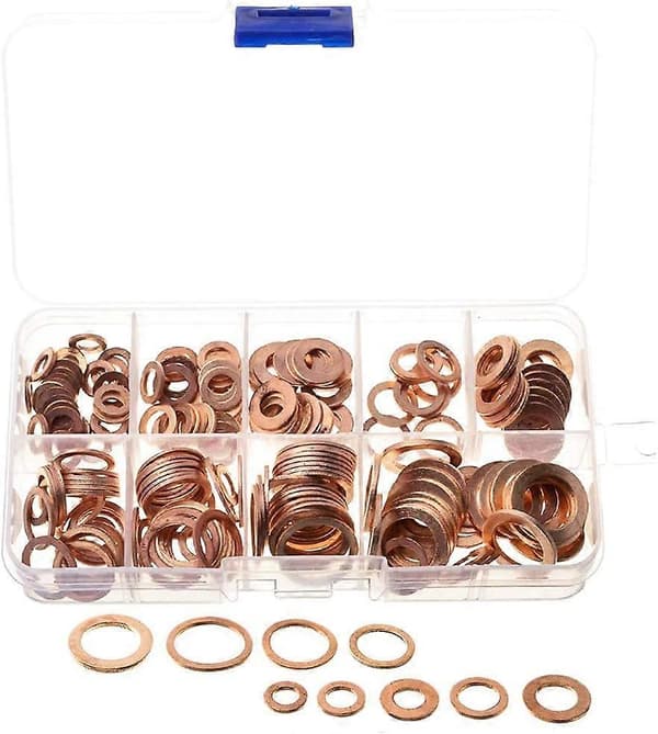 200st Kopparpackningar Kraftiga Packningar 9 Typer M5-M1...
