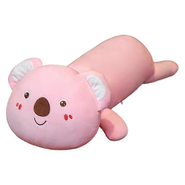 Koala docka gosedjur flickor sovande ben ben kudde stor docka tygdocka lång kudde-lingling} Rosa Pink 100CM