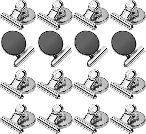 2025 Lämpliga 16-pack Kylskåpsmagneter Magnetiska Klämmor Perfekt