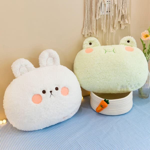 Rabbit Plush Pillow, Cute Rabbit Stuffed Animal Toys, Soft Rabbit Plush