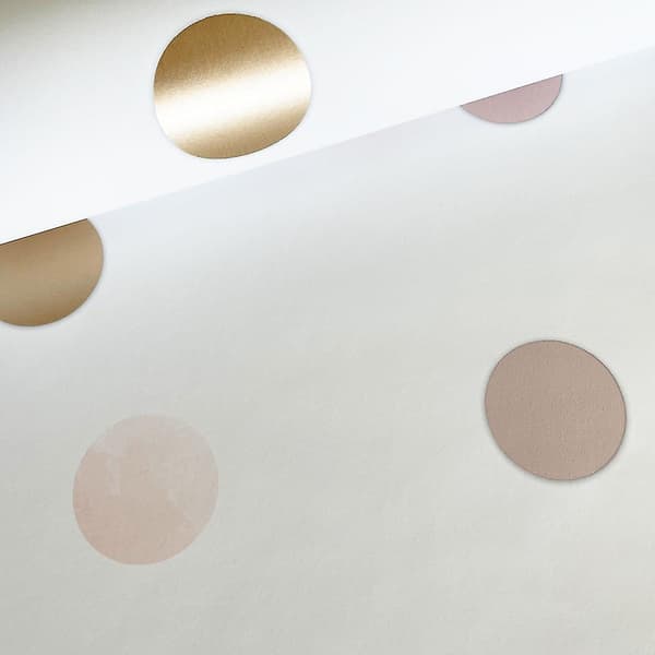 Polka dot tapet i rosa, Graham & Brown