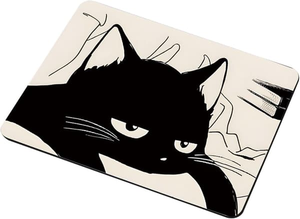 Funny Mouse Pad Cute Cat Print Rectangle Personalized Mouse Pads Non-Slip Mouse Mat Small Office Computer Mouse sleepy cat