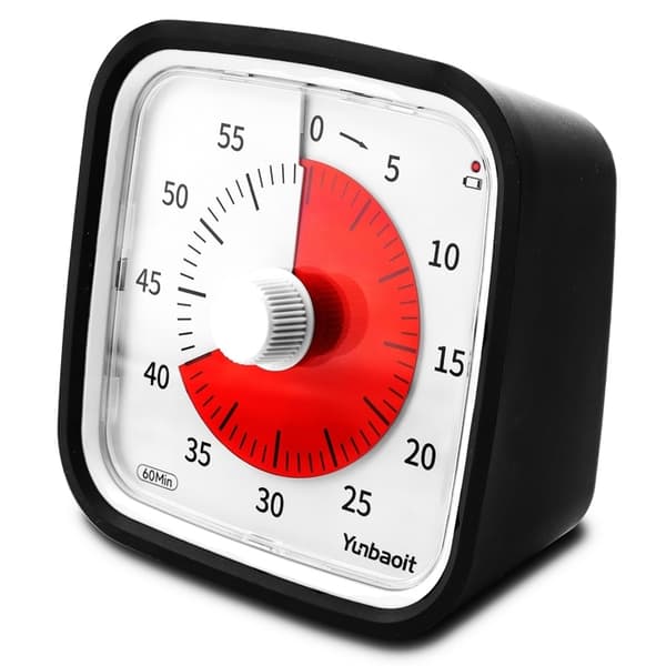Visuell Timer for Klasserom og Barn - 60 minutter 420 2-Pack