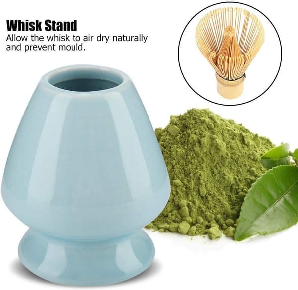 1 st Matcha Te Sen Bambu Visp Keramisk Teset Hållare