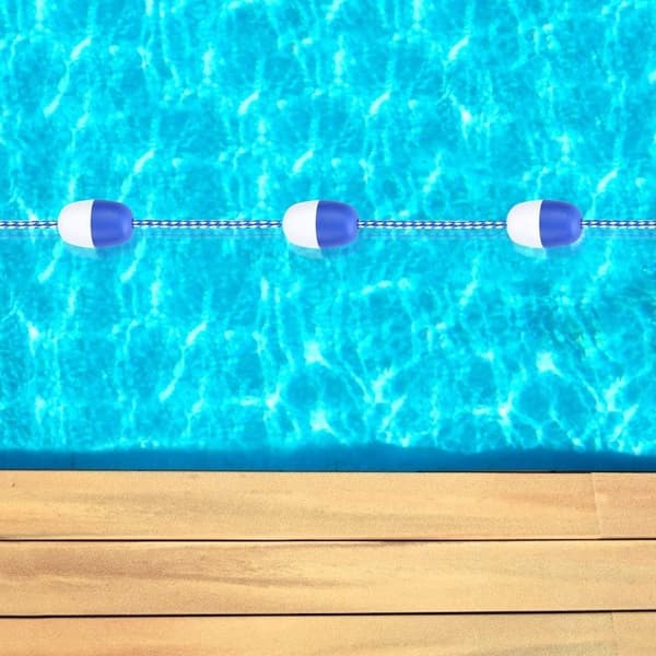 2025 Nya Säkerhetsflotlinor - 5m Pool Säkerhetsseparationsrep Flytande Rep Banlina Poolutrustning
