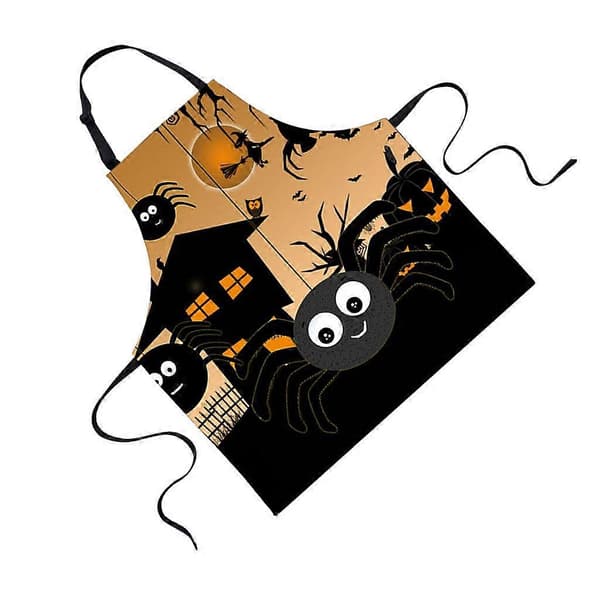 Halloween kjøkkenforkle kjole voksen unisex ermeløs feriegave G