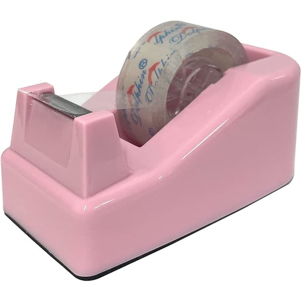 Tejpdispenser för kontor, restaurang, blomsteraffär, bageri, rosa