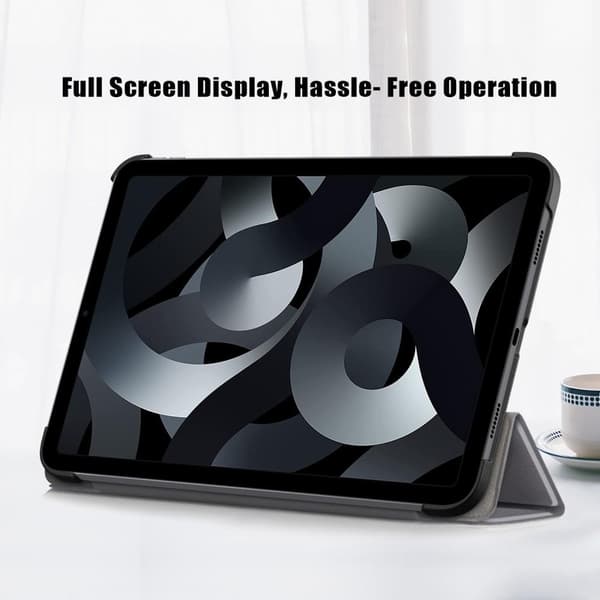 Apple iPad 10.9 2022 Slim fit tri-fold case - Grey grå gray