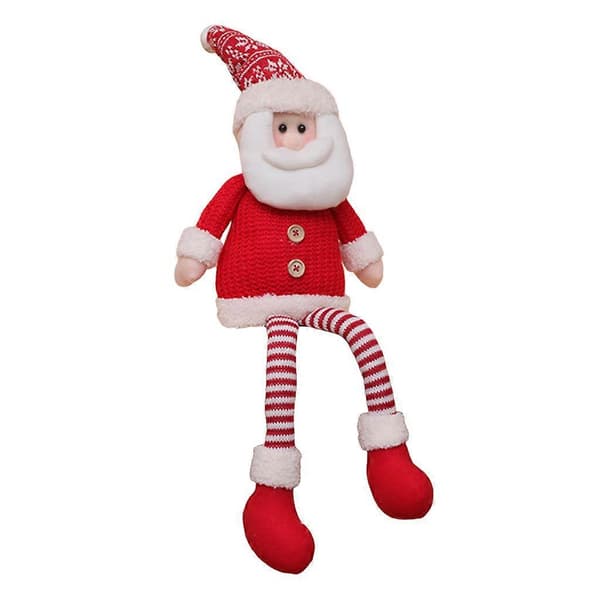 Juldockor Infällbar Snögubbe Älg Jultomte Leksak för Hemmets Juldekoration 1 1