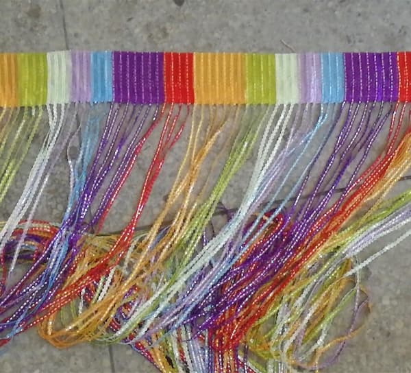 Polyester trådgardinpanel, insektsavvisande luftflödesdörrgardin för heminredning, 39,4x78,7 tum