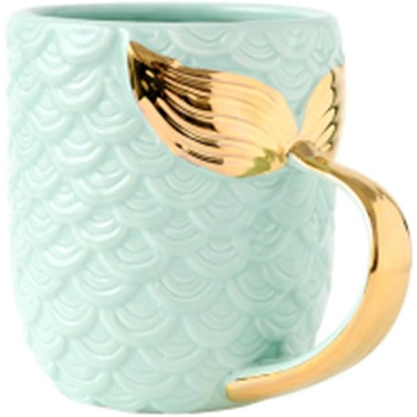 15oz Mermaid Mugg Keramisk Kaffe Mugg Stor Söta Kopp Cappuccino Te Kopp Bröllop Brud