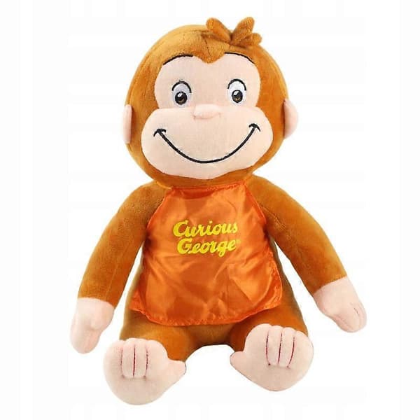 Blødt legetøj Nysgerrige George Abe Stor 30 Cm Original beige