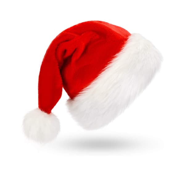 Santa Hat Adult Size Red M Red