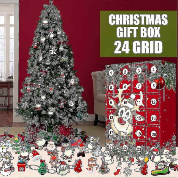 2025 Nedtelling til jul 24 dager Overraskelse Blind Box Univers Planet Blind Box
