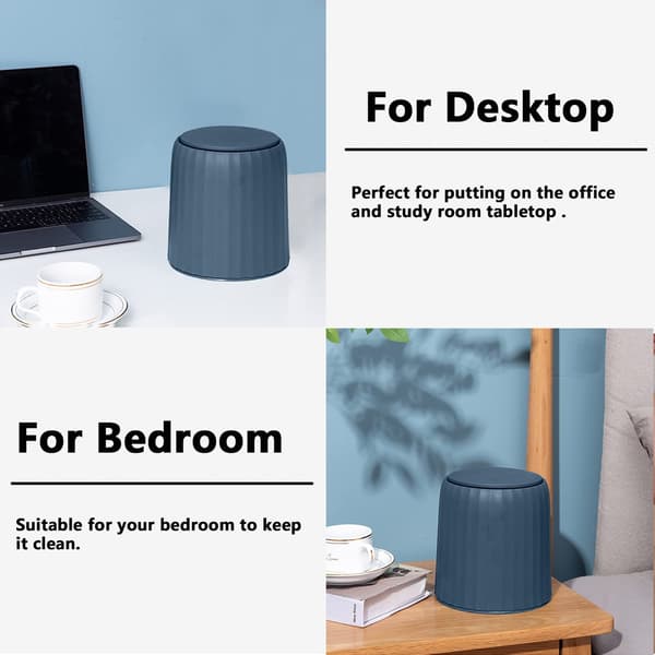Mini papperskorg med lock plast mini papperskorg med trycklock är lämplig för kontor