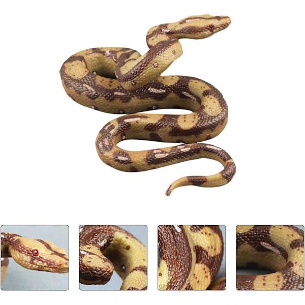 2025 Ny Hög Simulering Python Modell Leksak Stor Realistisk Orm Halloween Knepig Läskig Skrämmande Orm Leksak