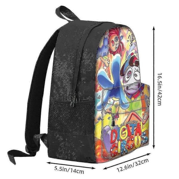 New The Amazing Digital Circus Printed Backpack Style 1
