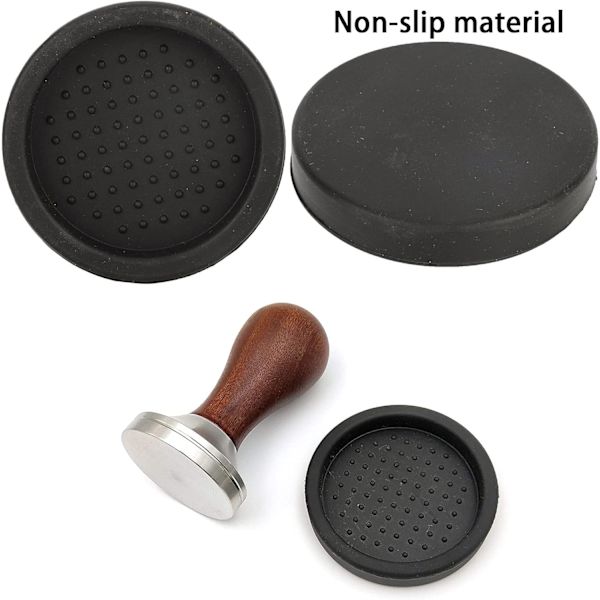 Kaffe Tamper Pad Espresso Silikon Tamper Pad Tamper Pad för Kaffepress Pad 60mm