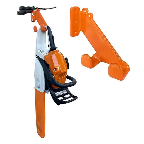 Chainsaw Holder, 1-pack Chainsaw Wall Mount, Heavy Duty Chainsaw Rack Accessory Garage Organization Storage
