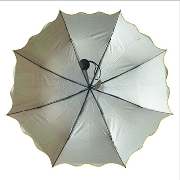 Solros Paraply Vindtät Paraply UV-skydd Solskydd Paraply Regn Paraply med Ärm Umbr