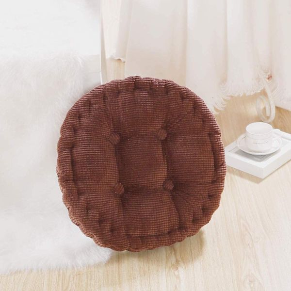 Rund kudde stolsdyna, hängande stolsdyna mjuk sitsdyna, bekväm sits 45 * 45cm