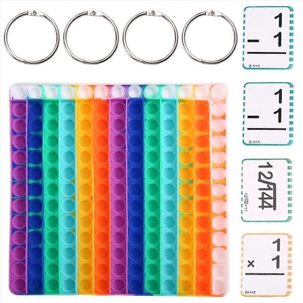 Matte Flashcards Esikoulun oppimiskortit Matematiikkasetti ikäryhmille 4-8 Fidget
