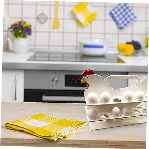 Trä äggställ bärbar ägg hållare kök ägg bricka förvaring ägg förvaringsskåp
