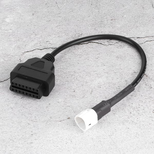 3-pin to OBD2 Fault Code Reader Motorcycle Diagnostic Cable Fits Yamaha X MAX N MAX MT-125