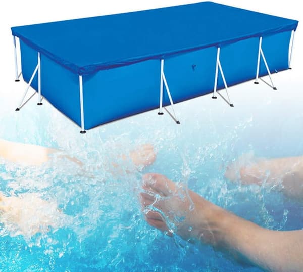 Poolskydd, rektangulärt poolskydd, runt poolskydd