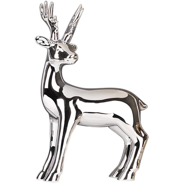 2025 Ny Jul Renfigur Staty Hjort Skulptur Juldekorationer Centerpiece