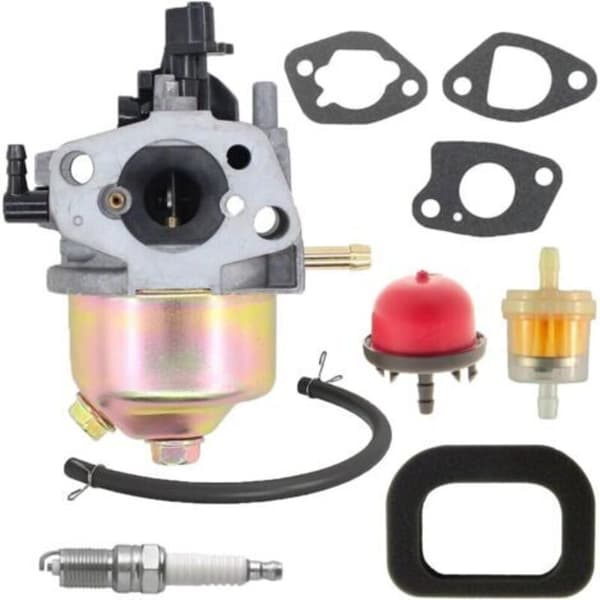 Replacement Carburetor for Mountfield RS100 RS100 SP414 HP414 Lawn Mower Engine with Air Filter, Spark Plug, and Primer Bulb