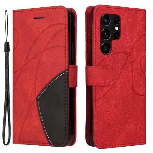 KS Wallet Case for Samsung Galaxy S23 Ultra - Red Röd red