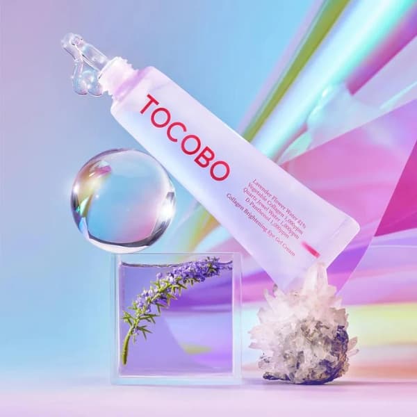 TOCOBO Collagen Brightening Eye Gel Cream 30ml Lila purple
