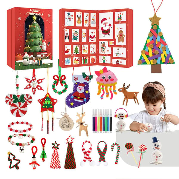 Jul Adventskalender Nedtelling Håndlaget Blind Box