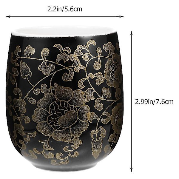 2 st Japanska tekoppar