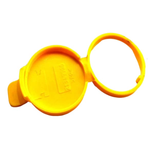 Windshield Washer Cap for Saab 9-3 1998-2012 Yellow Yellow 4.6cmx4.6cm