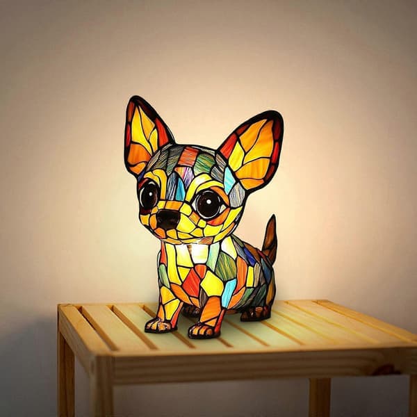 Hundserie Kunst Nattlampe LED-Lys Ornament - Perfekt A