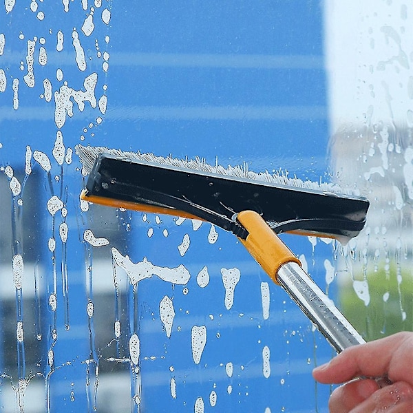 2 i 1 Kök Golv Skrubbborste 120 För Badrum - Gul Grön