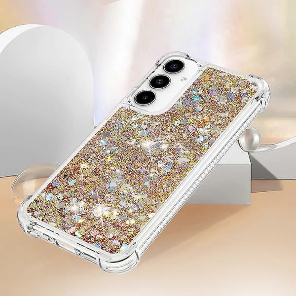 Til Samsung Galaxy A56 5G TPU-deksel Glitter Kvikkleire Støtsikkert Telefondeksel