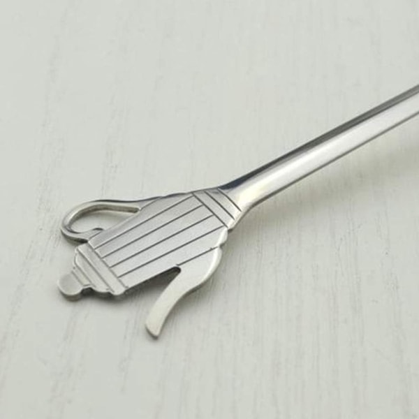 Mätsked i rostfritt stål - För kaffe, protein, pulver, kryddor - 10 g (silver)